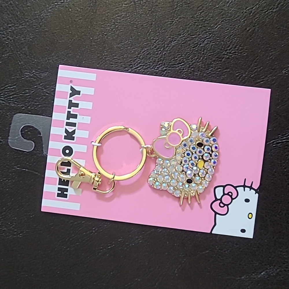 NWT Hello Kitty Rhinestone Keychain - Picture 4 of 6